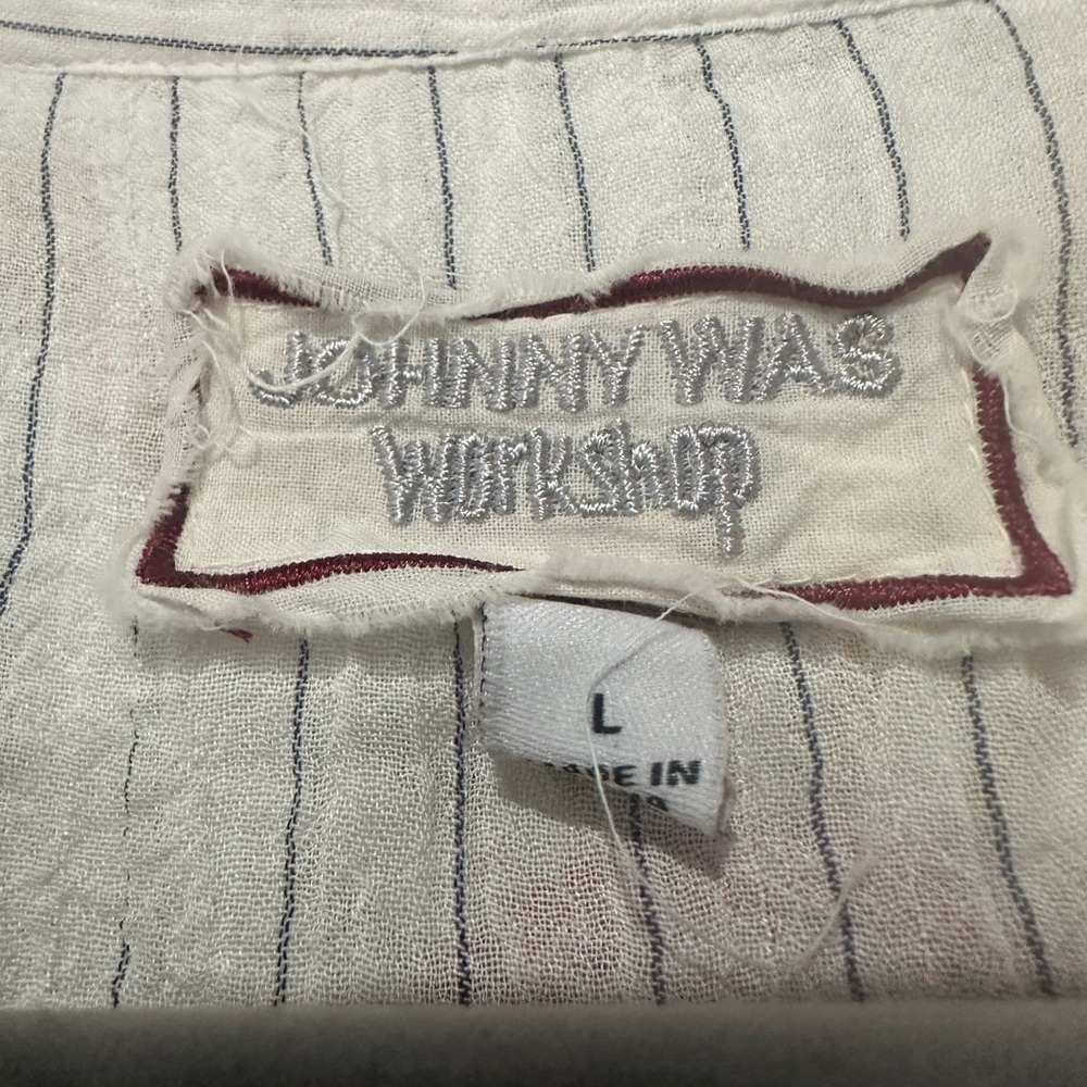 Johnny Was Multicolor Embroidered Button Down Shirt - Picture 3 of 7
